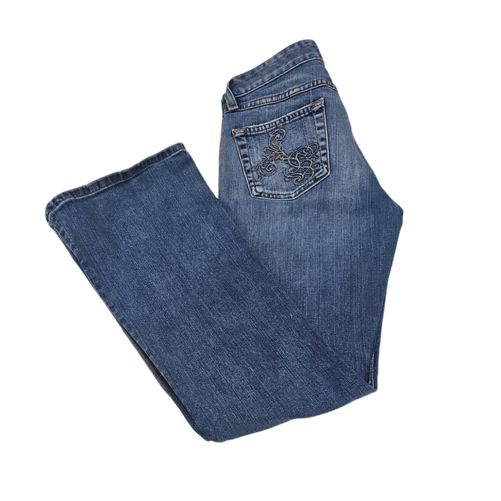 BKE Women's Boot Cut Jeans - Blue